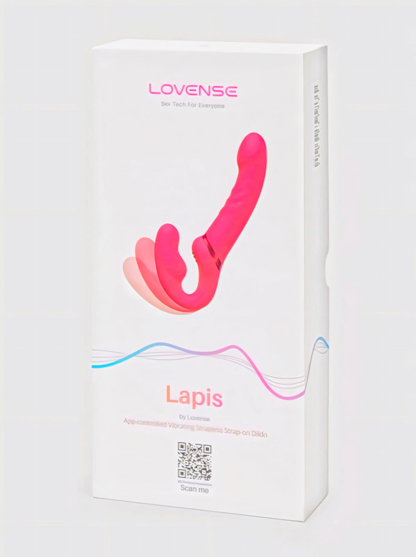 Lovense Lapis App Controlled Vibrating Strapless Strap-On