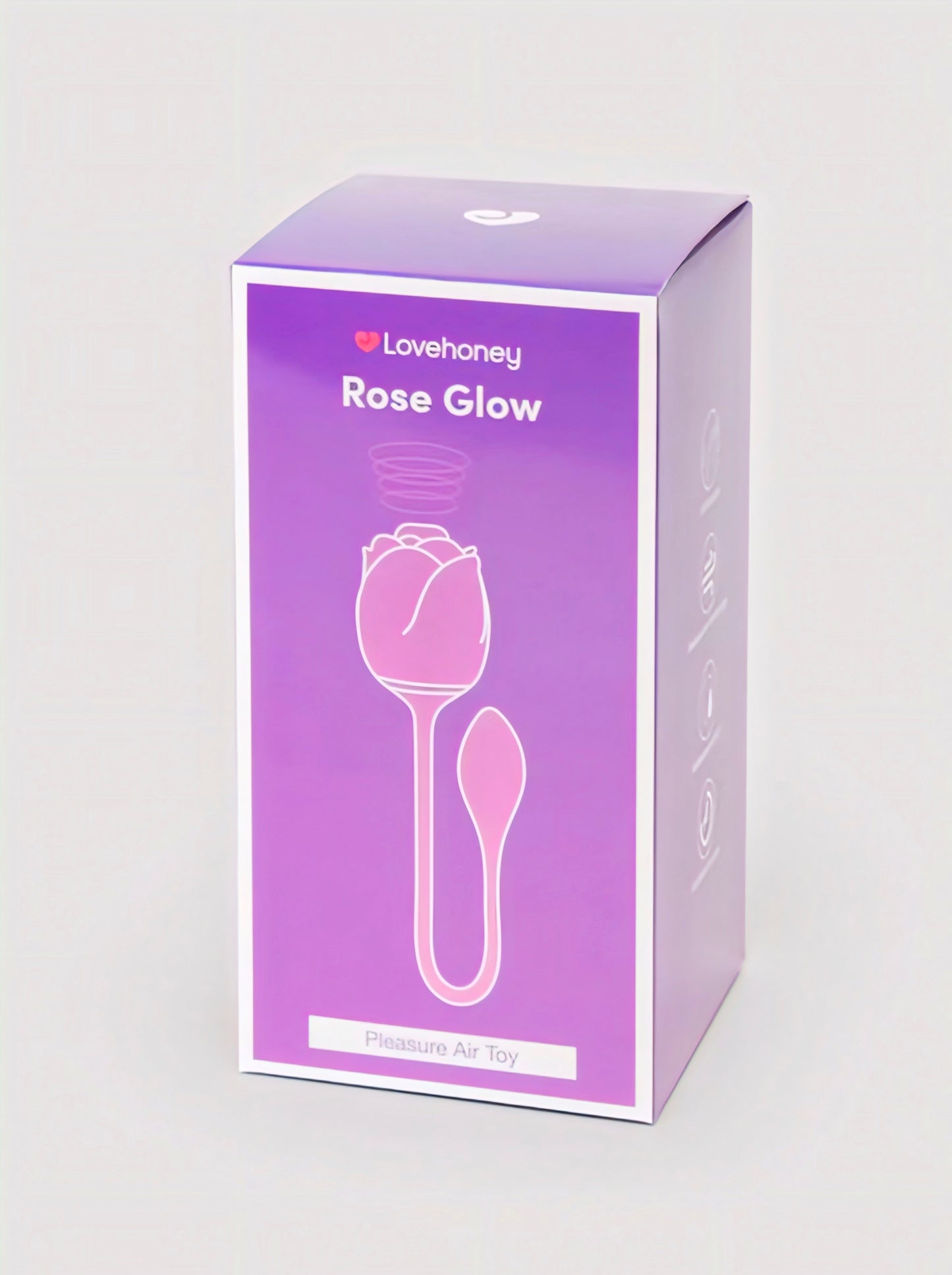 Lovehoney Rose Glow 2-in-1 Clitoral Suction Stimulator with Egg Vibrator
