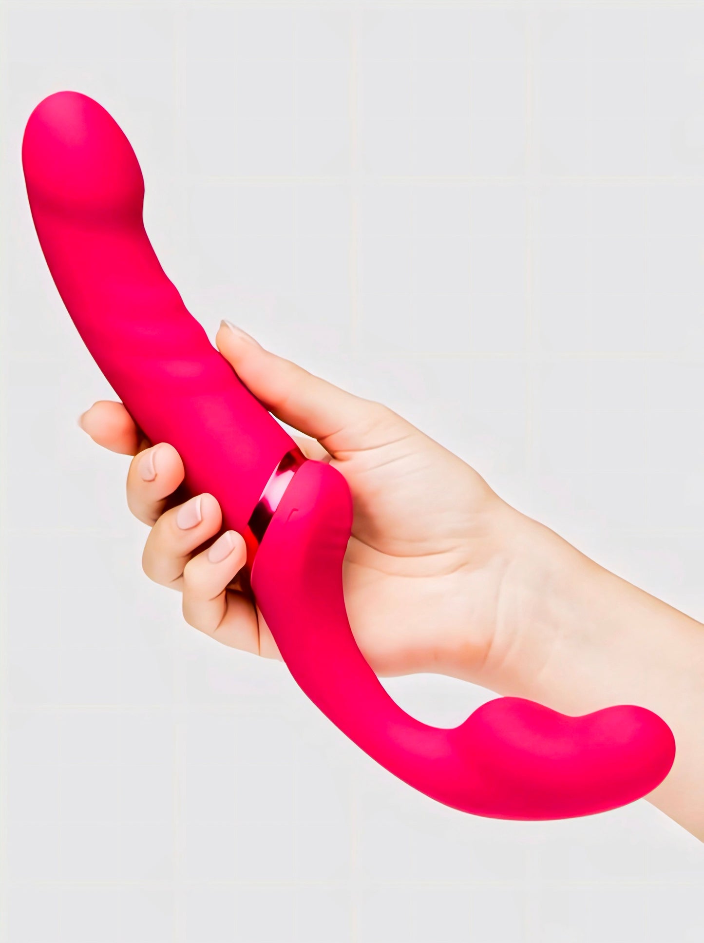 Lovense Lapis App Controlled Vibrating Strapless Strap-On