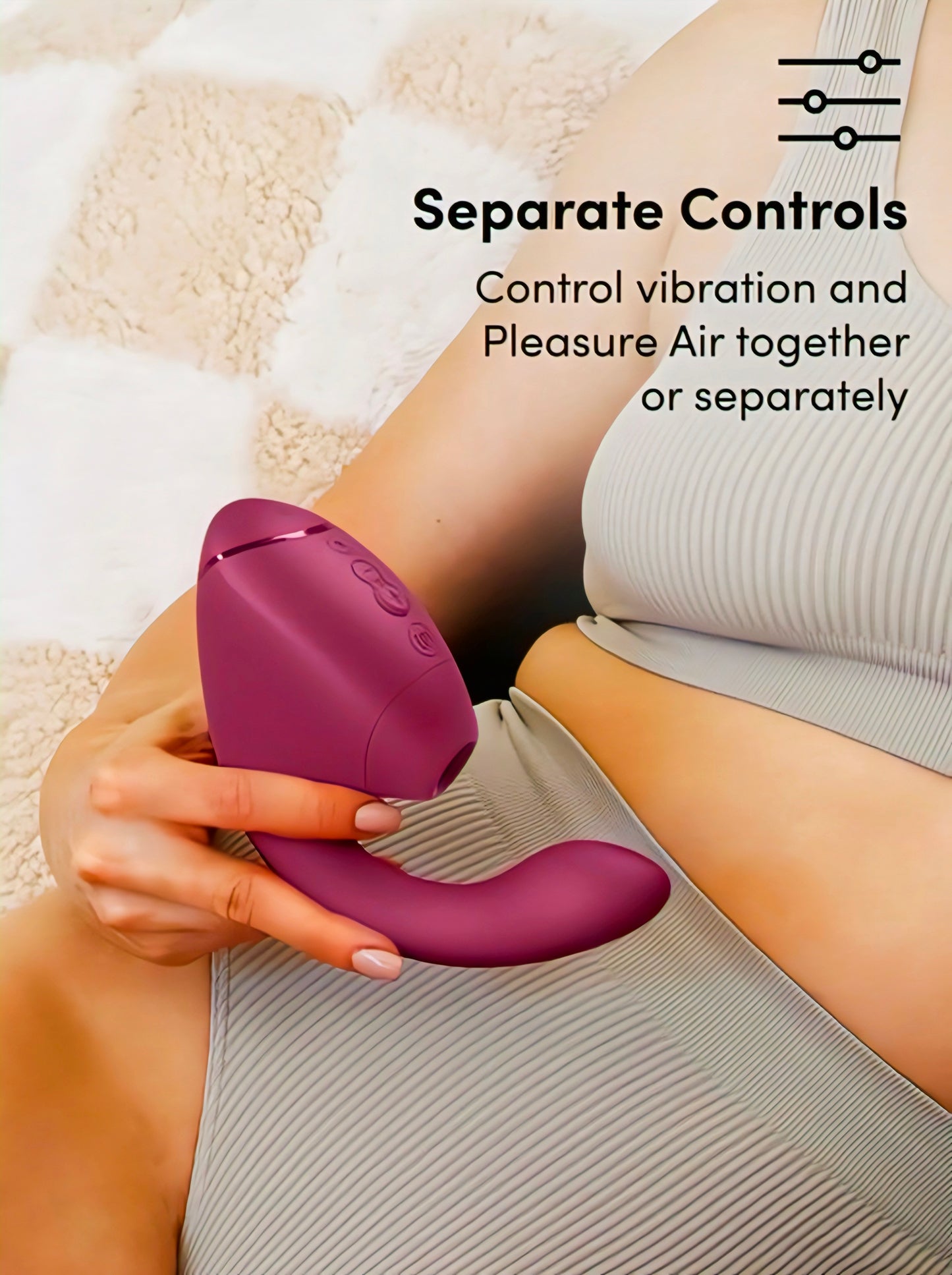 Womanizer Next Duo 3D Pink G-Spot and Clitoral Suction Stimulator