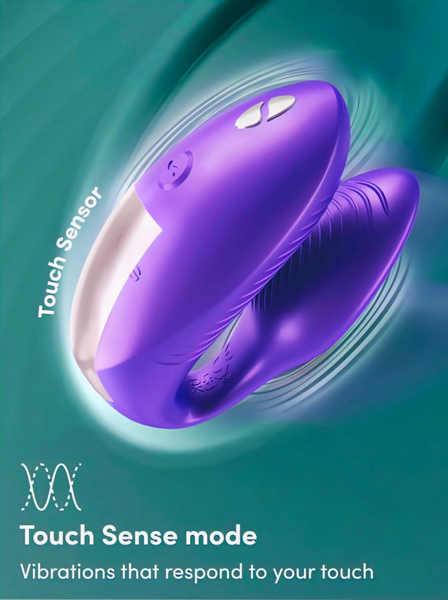 We-Vibe Chorus Pro Cosmic Purple App and Remote Controlled Couple's Vibrator