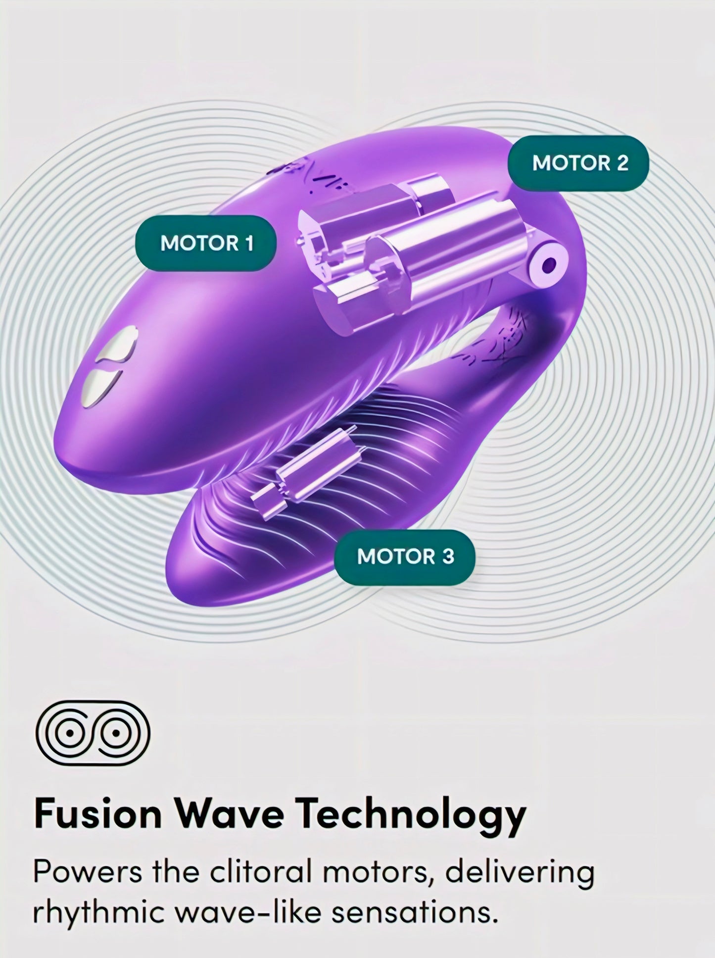 We-Vibe Chorus Pro Cosmic Purple App and Remote Controlled Couple's Vibrator