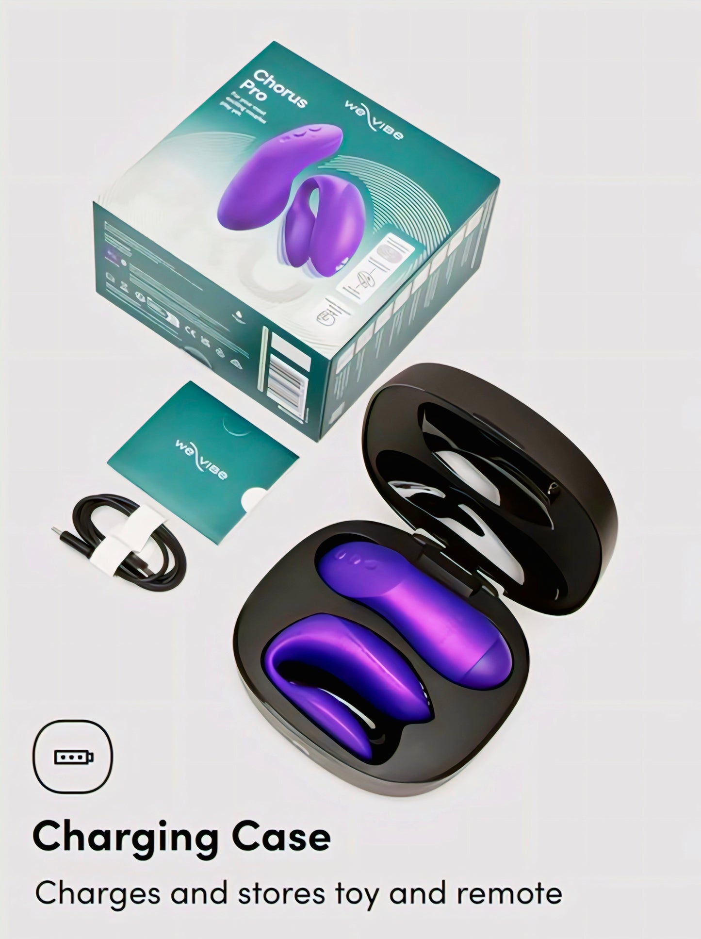 We-Vibe Chorus Pro Cosmic Purple App and Remote Controlled Couple's Vibrator